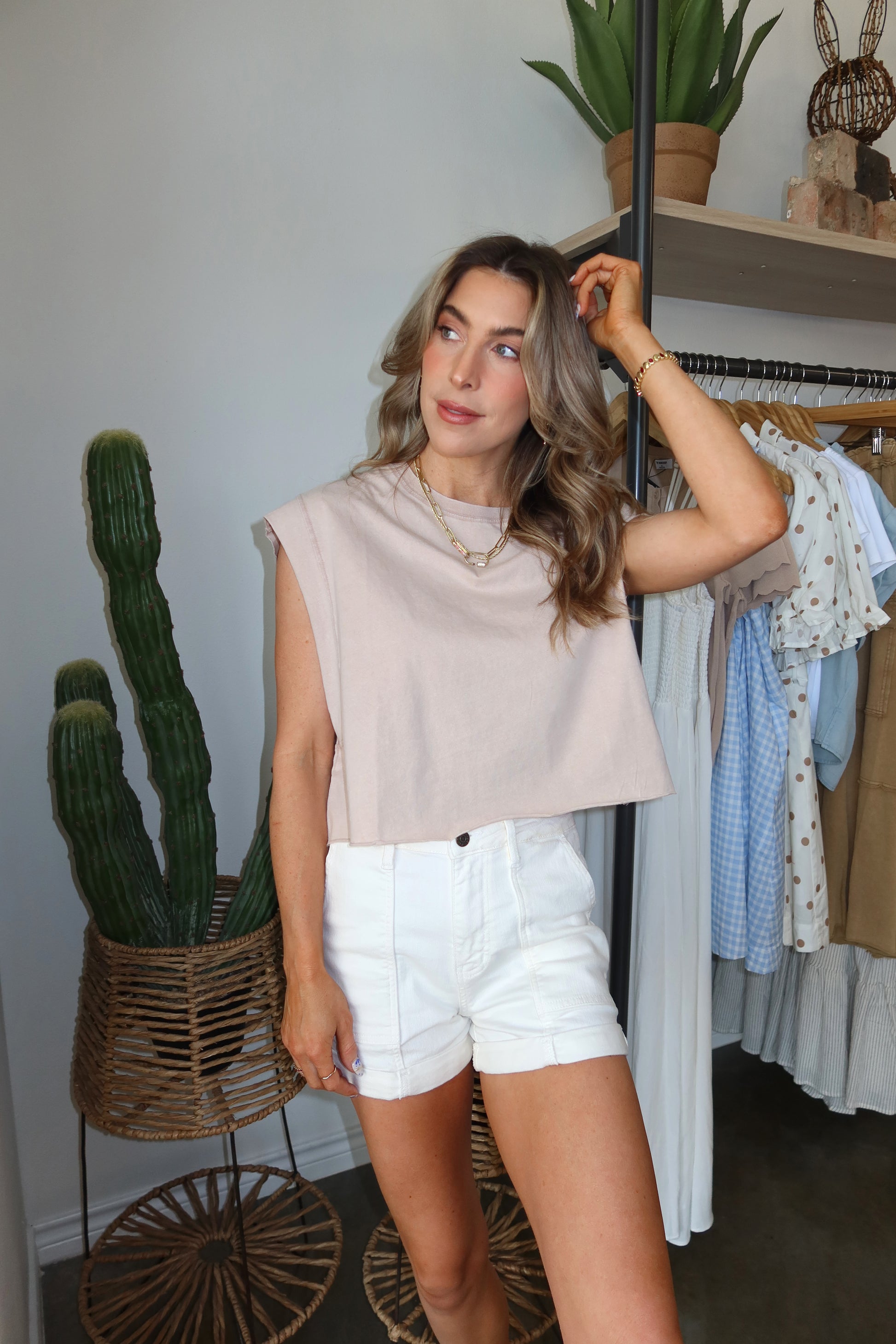 Millie Top | Taupe