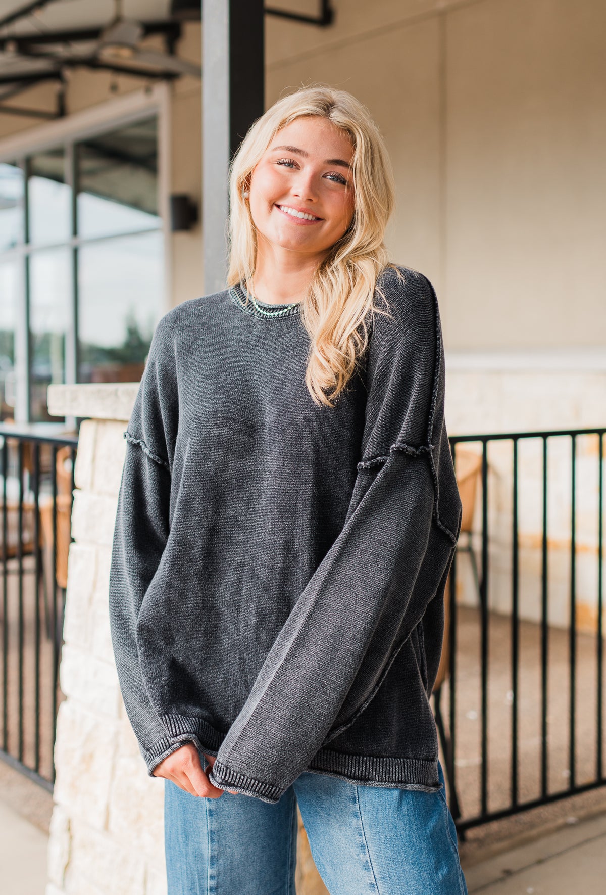 Jules Sweater | Charcoal