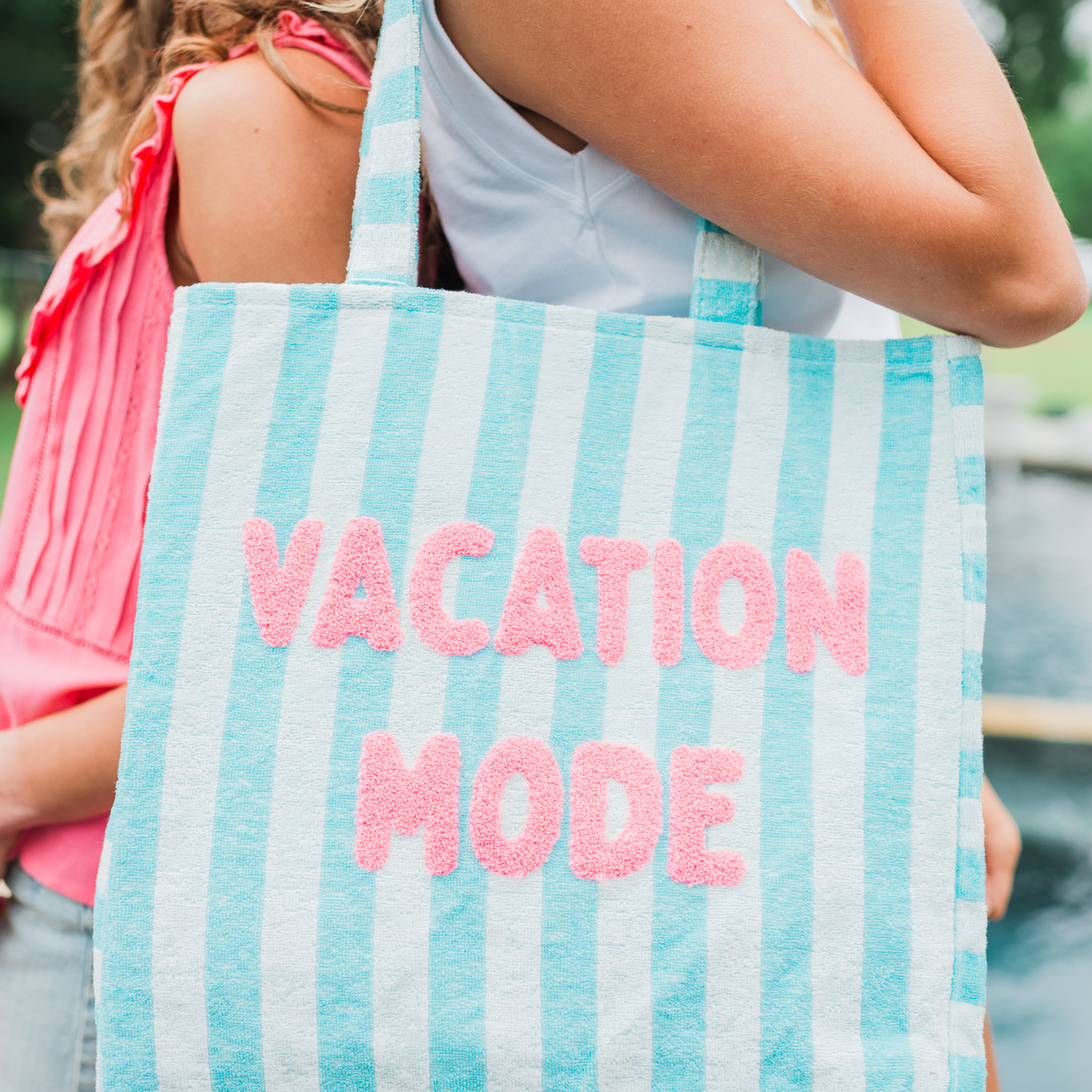 Terry Cloth Tote | Vacation Mode