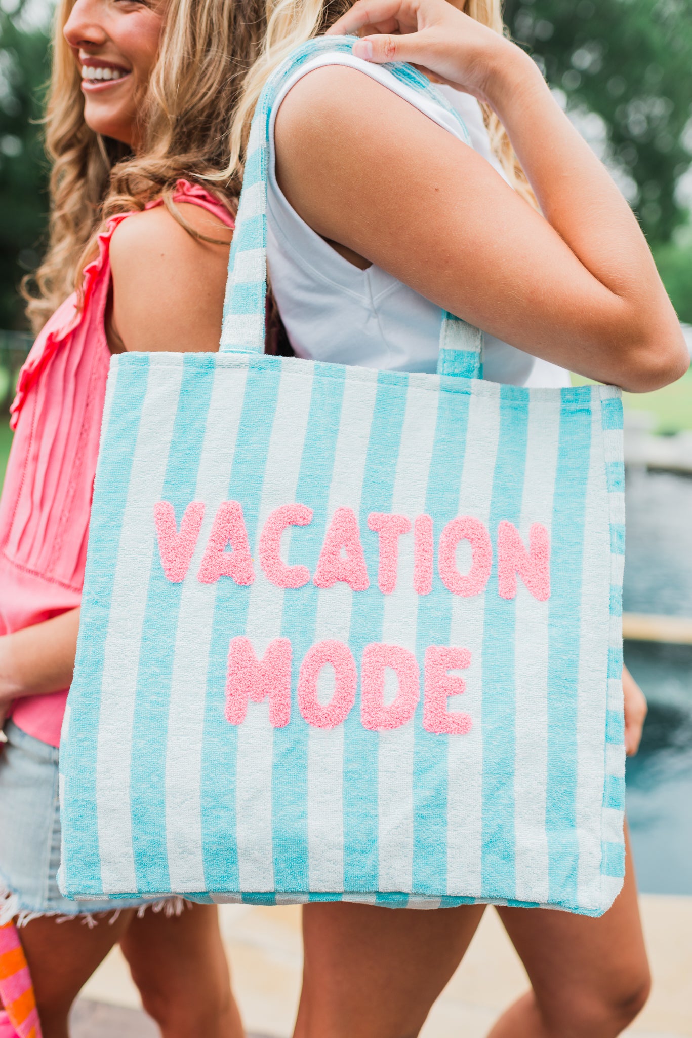 Terry Cloth Tote | Vacation Mode