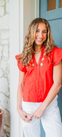 Turks & Caicos Top | Red