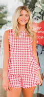 Southern Belle Set | Red Gingham