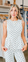 Summer Soirée Top | Polka Dot