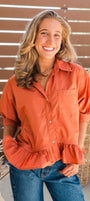 Reese Top | Burnt Orange