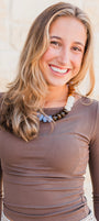Necklace | Light Blue Brown Mix