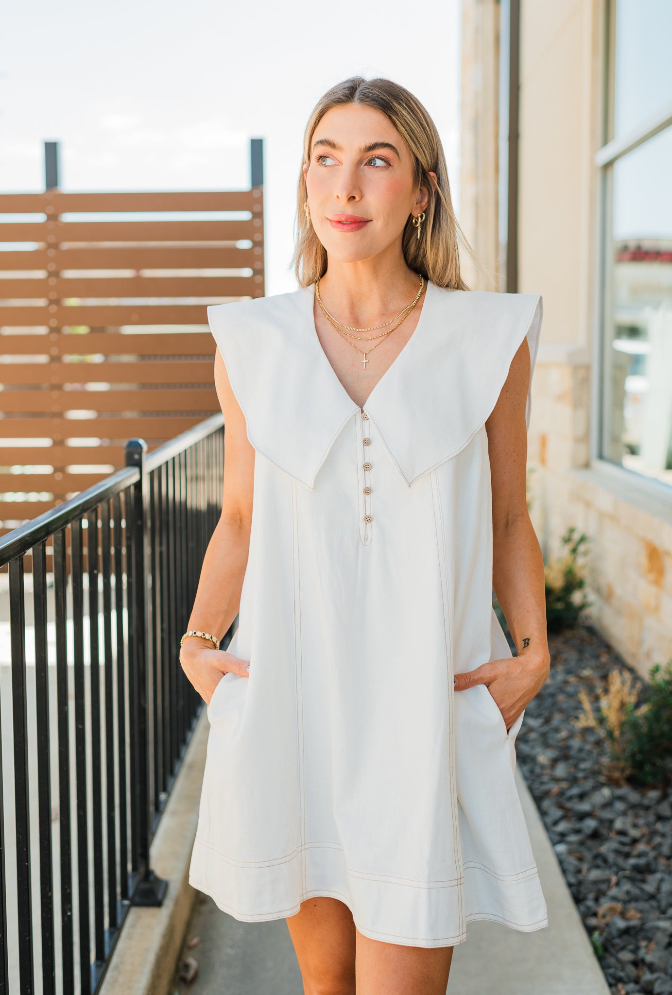 Sadie Dress | Off White