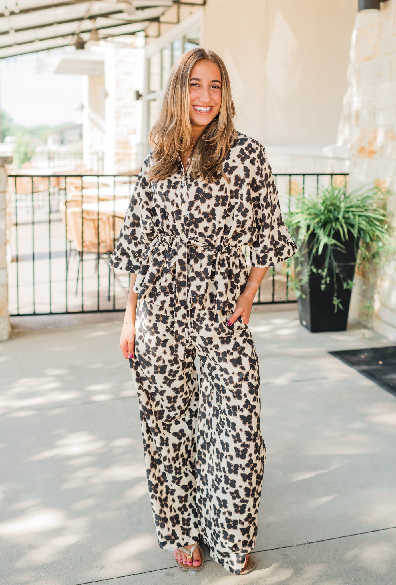 Carlie Pants | Ecru