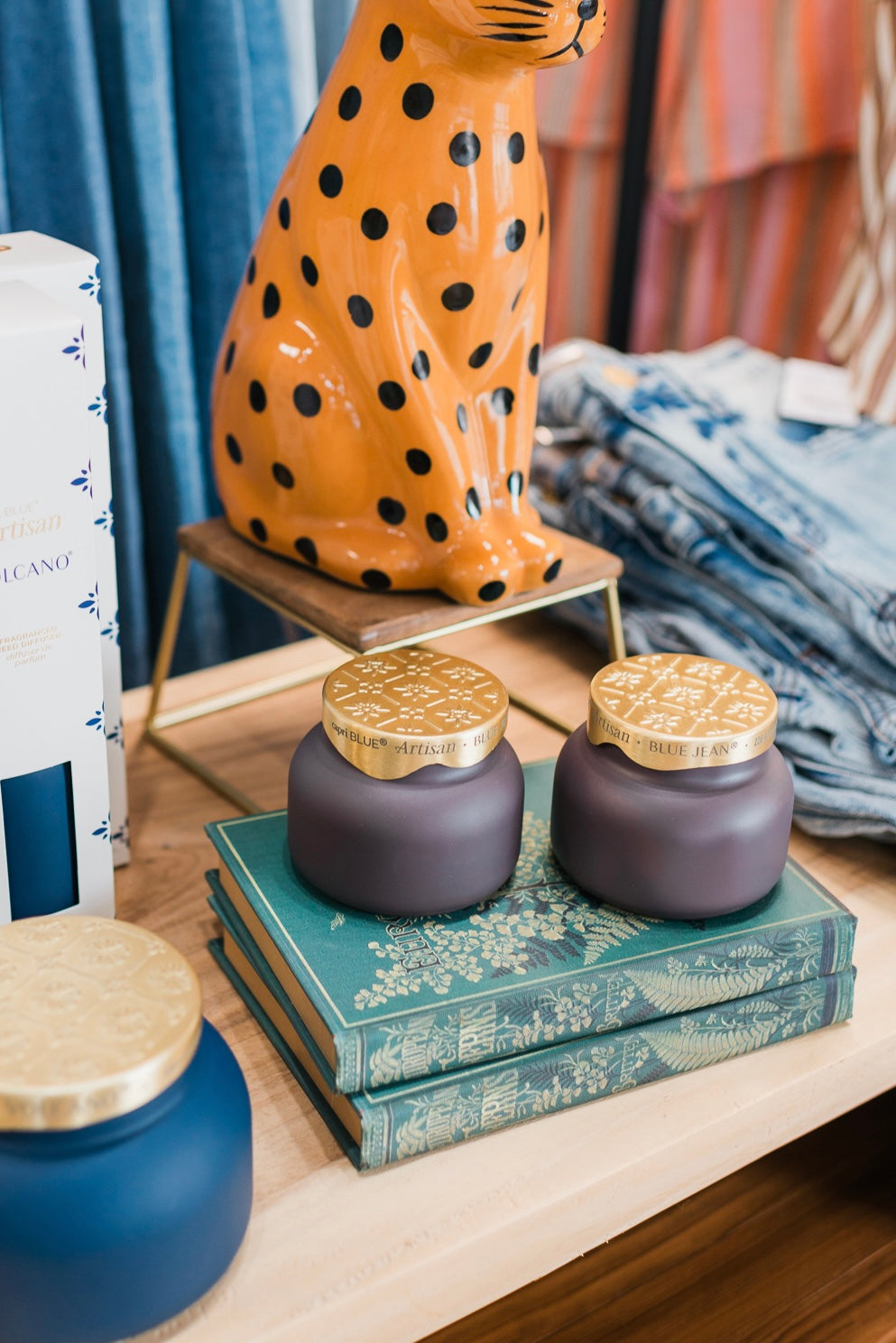 Terrazza Petite Candle | Blue Jean