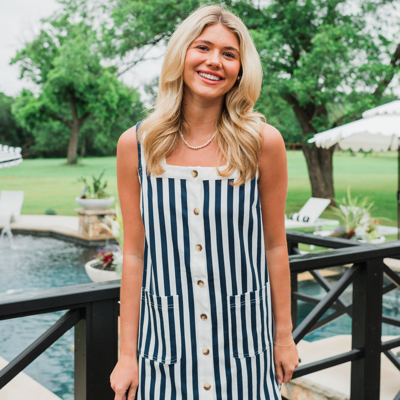 Sail Away Dress | Navy