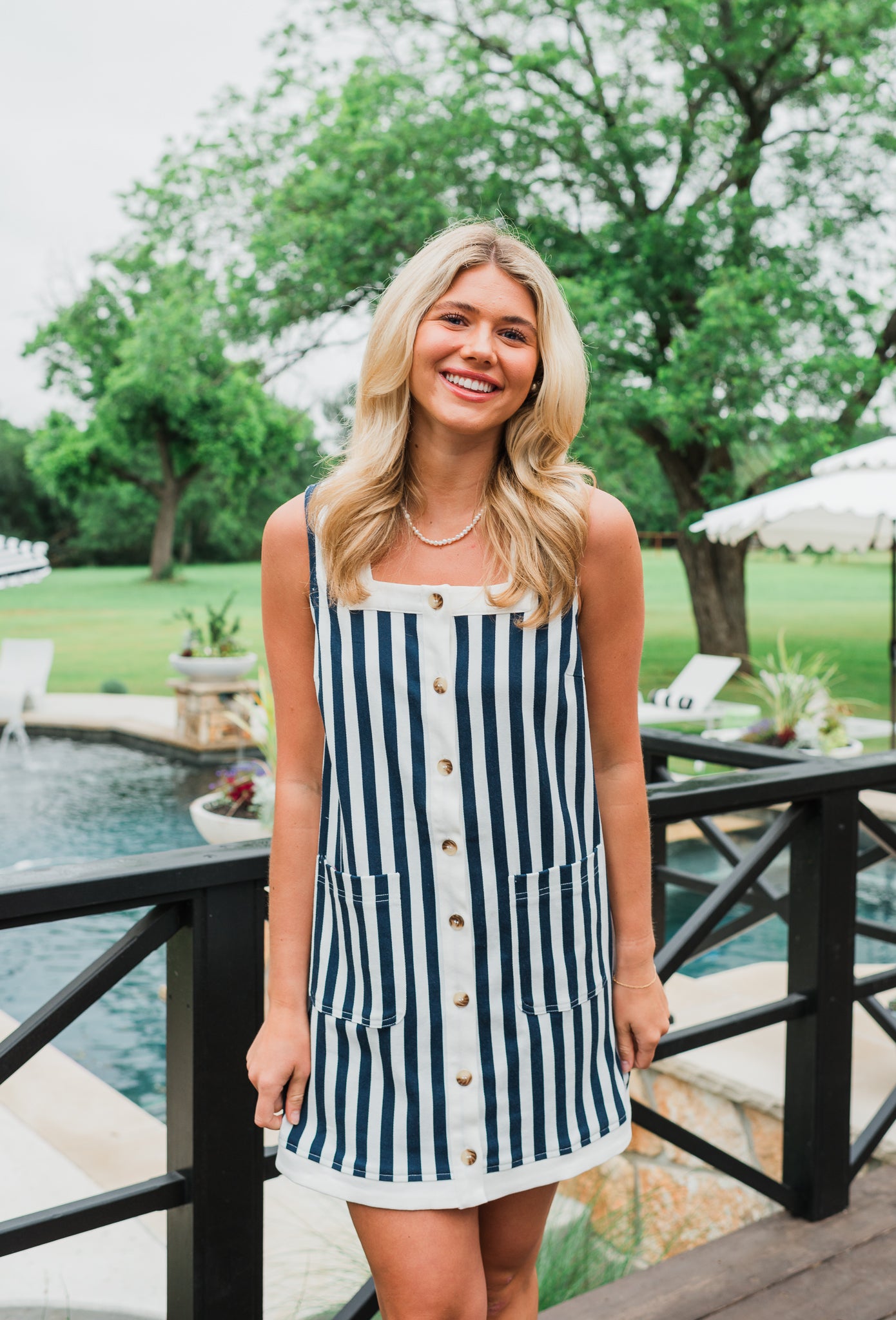 Sail Away Dress | Navy
