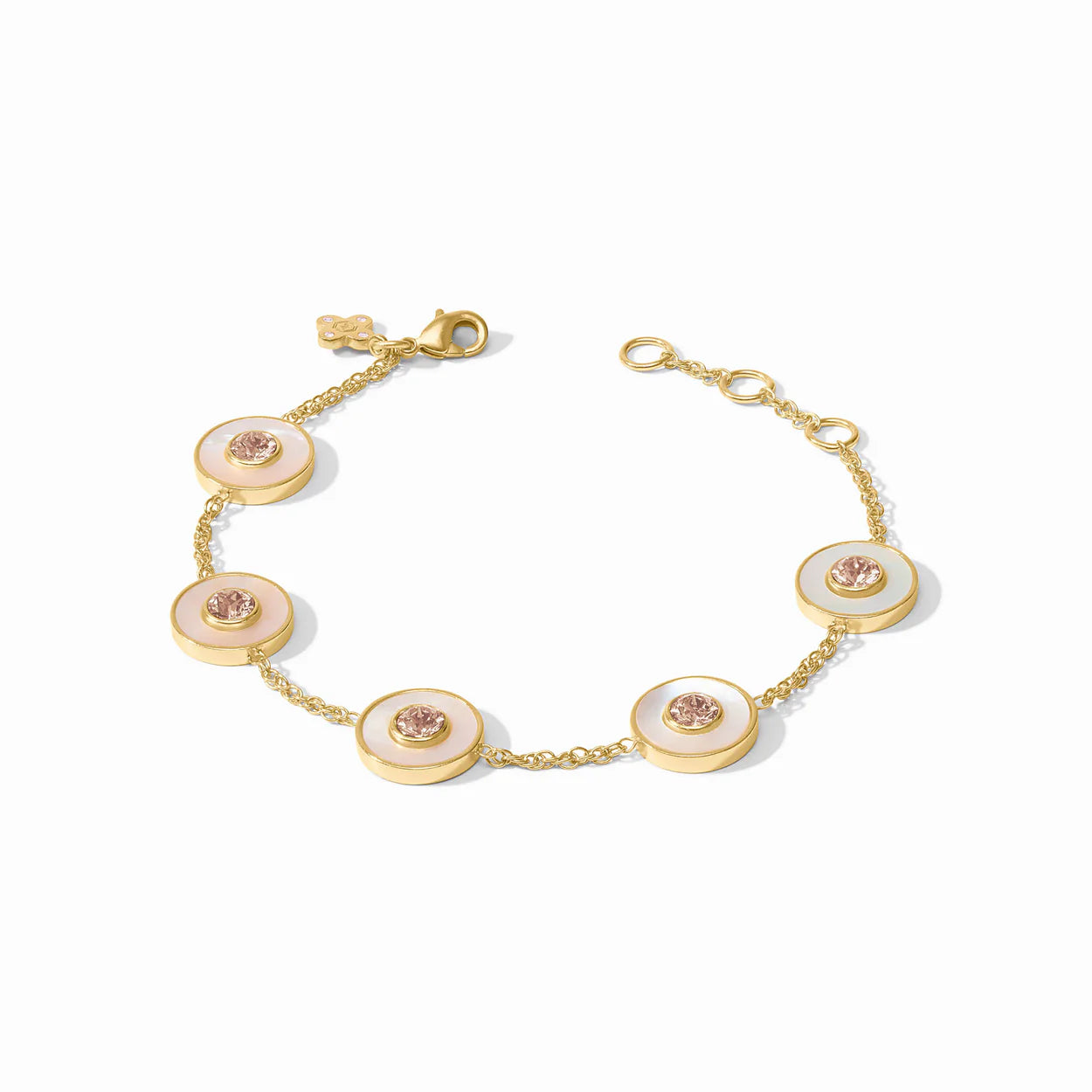 Julie Vos | Colette Circle Bracelet | Champagne
