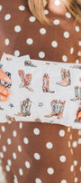 Small Makeup Bag | Thunderbird Boots Linen