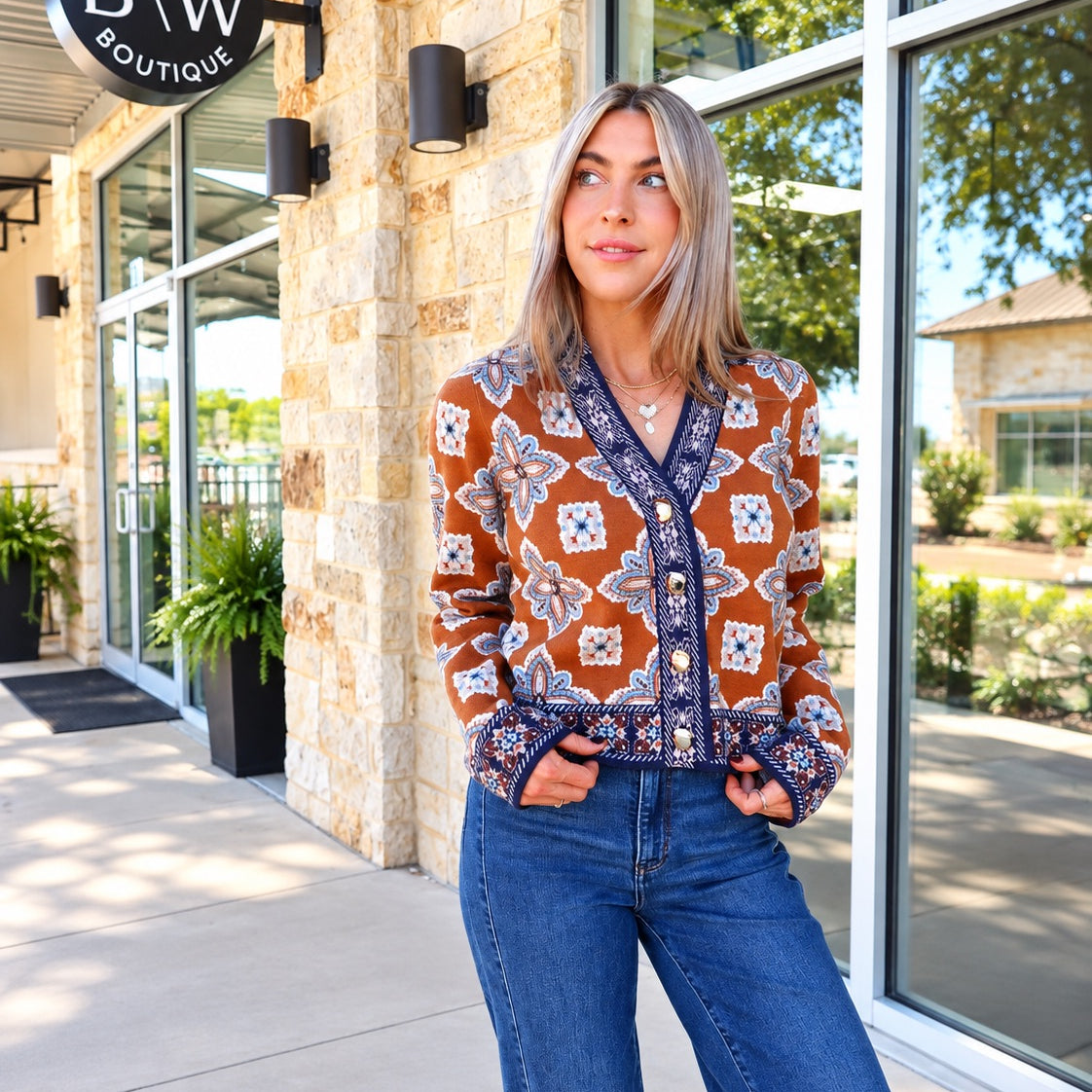 Caroline Knit Cardigan | Cinnamon