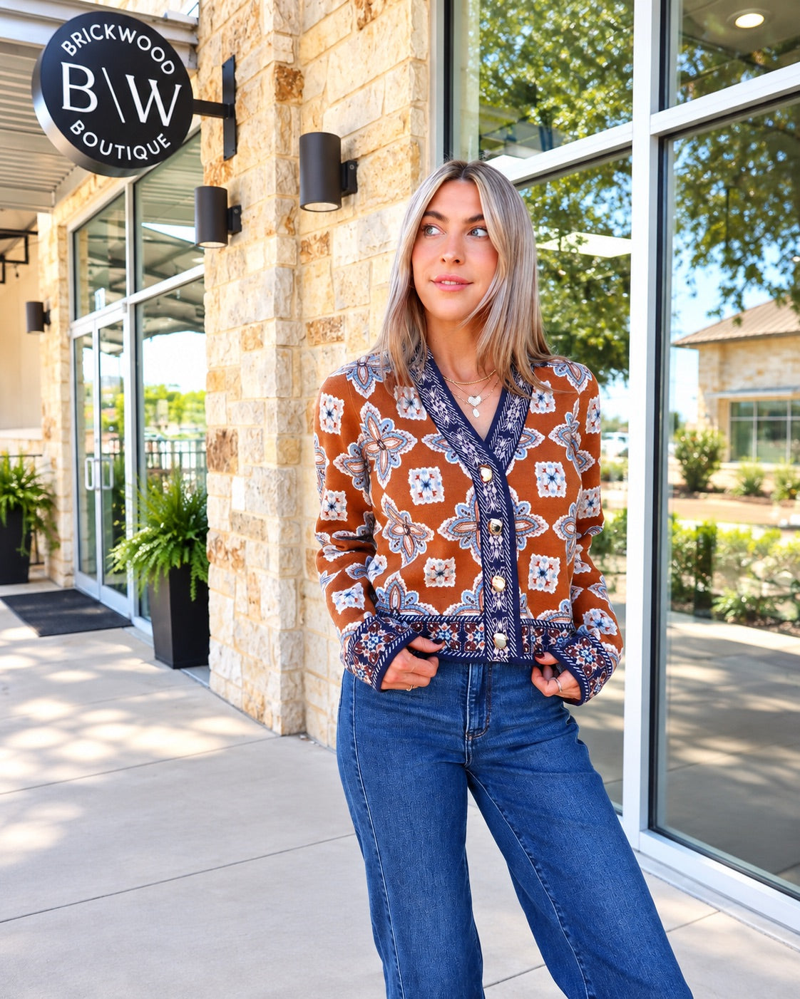 Caroline Knit Cardigan | Cinnamon