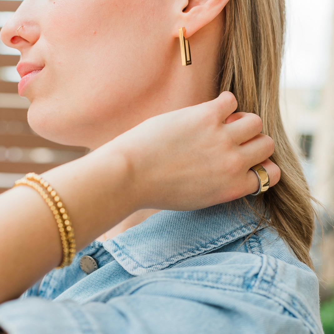 Brenda Grands | Rectangular Hoops