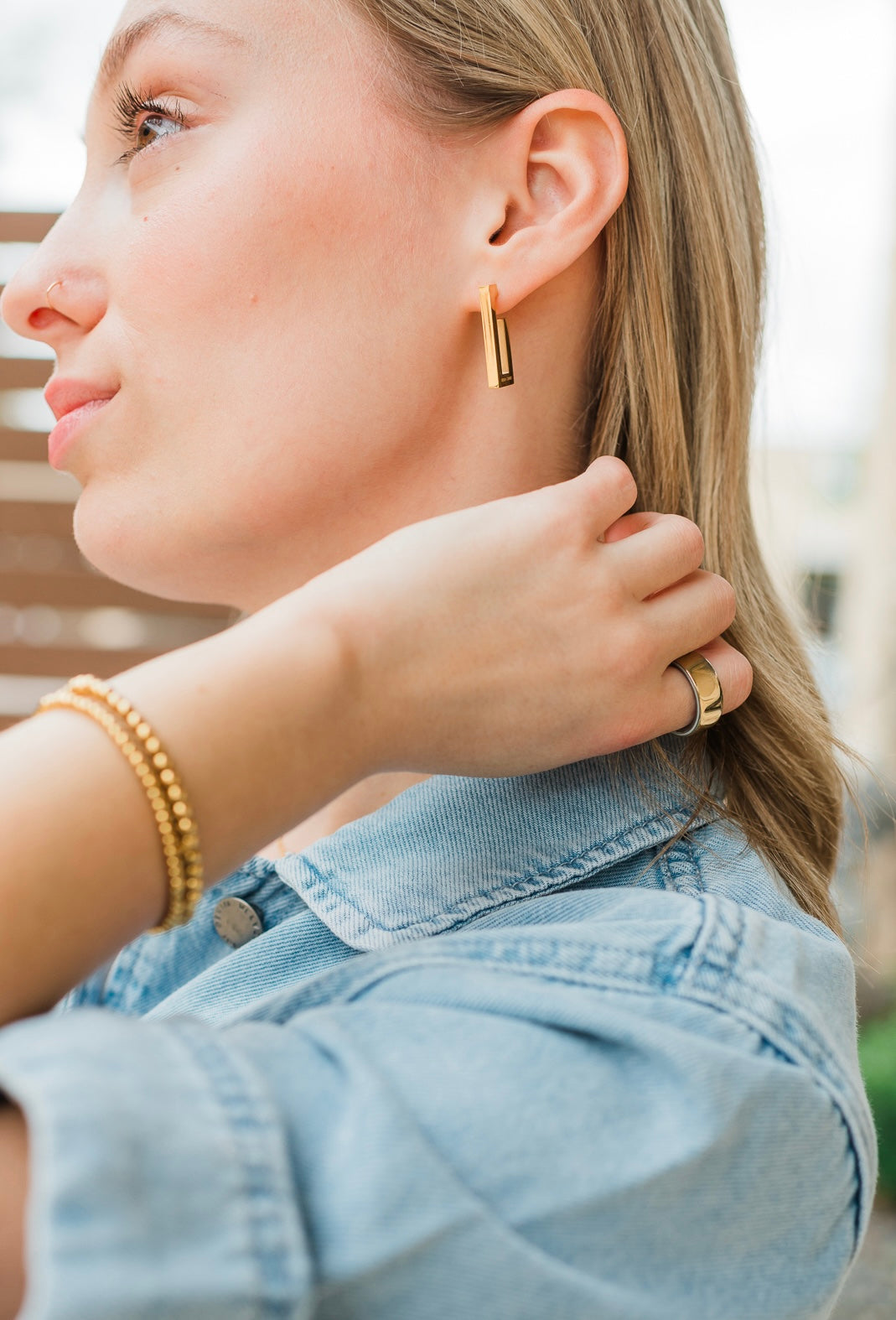 Brenda Grands | Rectangular Hoops