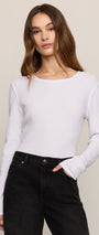 Z Supply | Arlet Thermal Top | White