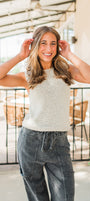 Iris Sweater Vest | Cream