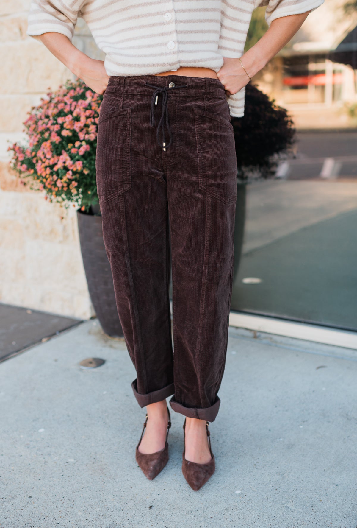 Villa Barrel Jeans | Chocolate