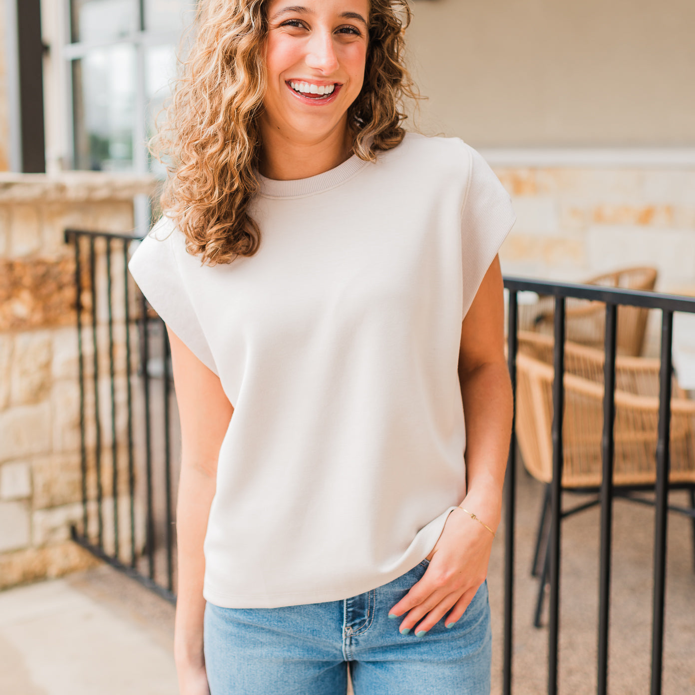 Mylie Top | Almond