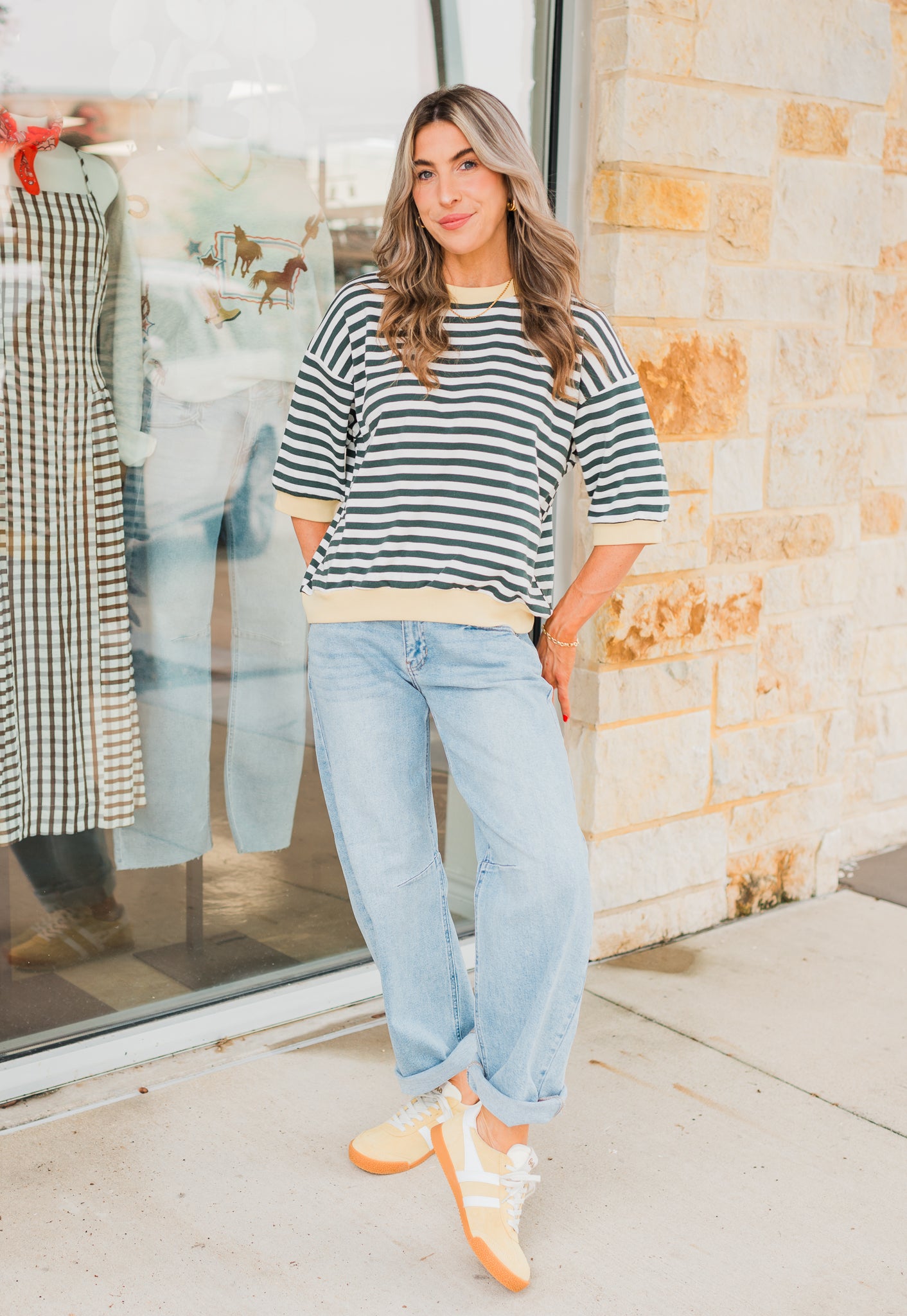 Brazos Top | Stripe