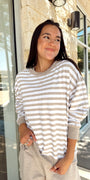 Z Supply | The Everyday Striped Crew | Heather Ash