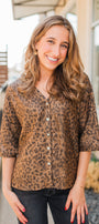 Millie Top | Leopard