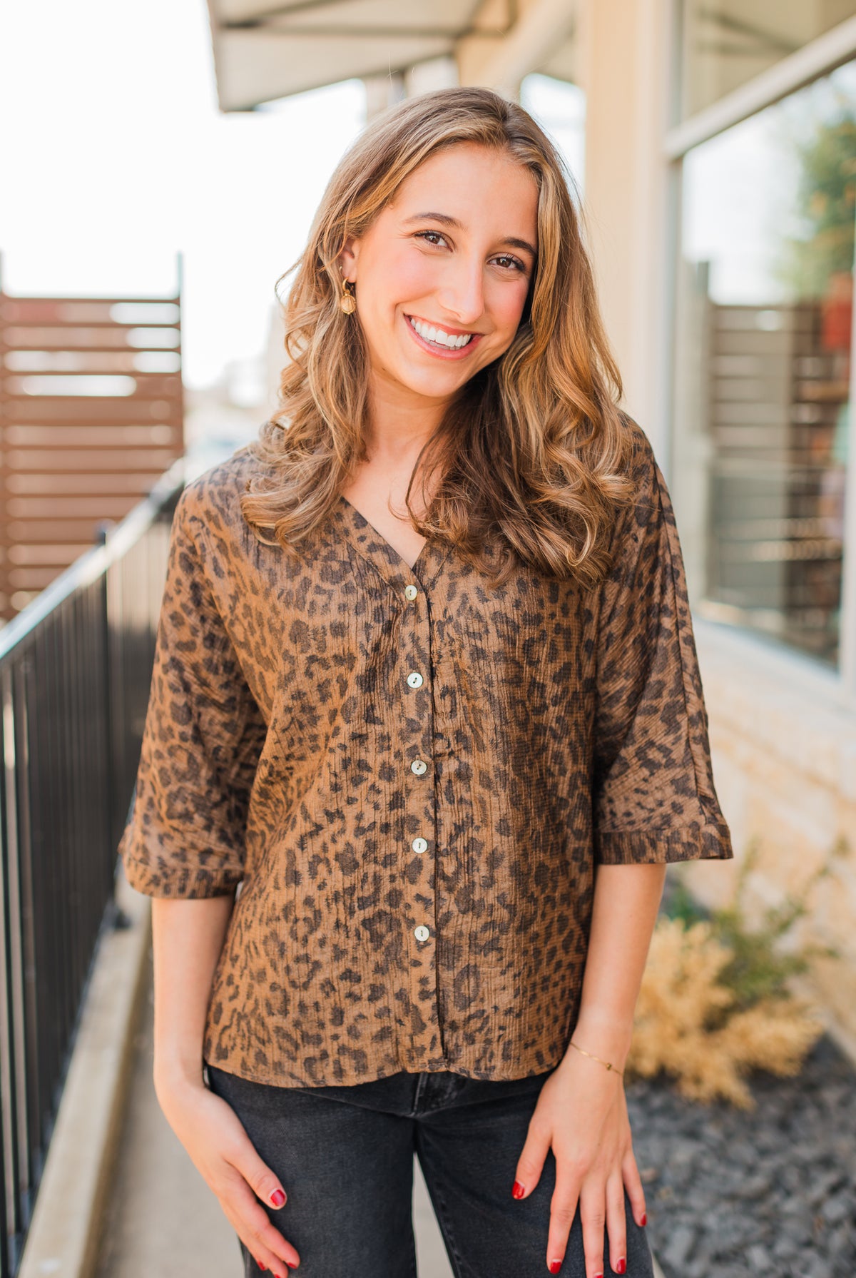 Millie Top | Leopard