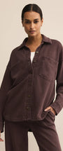 All Day Knit Jacket | Dark Chocolate