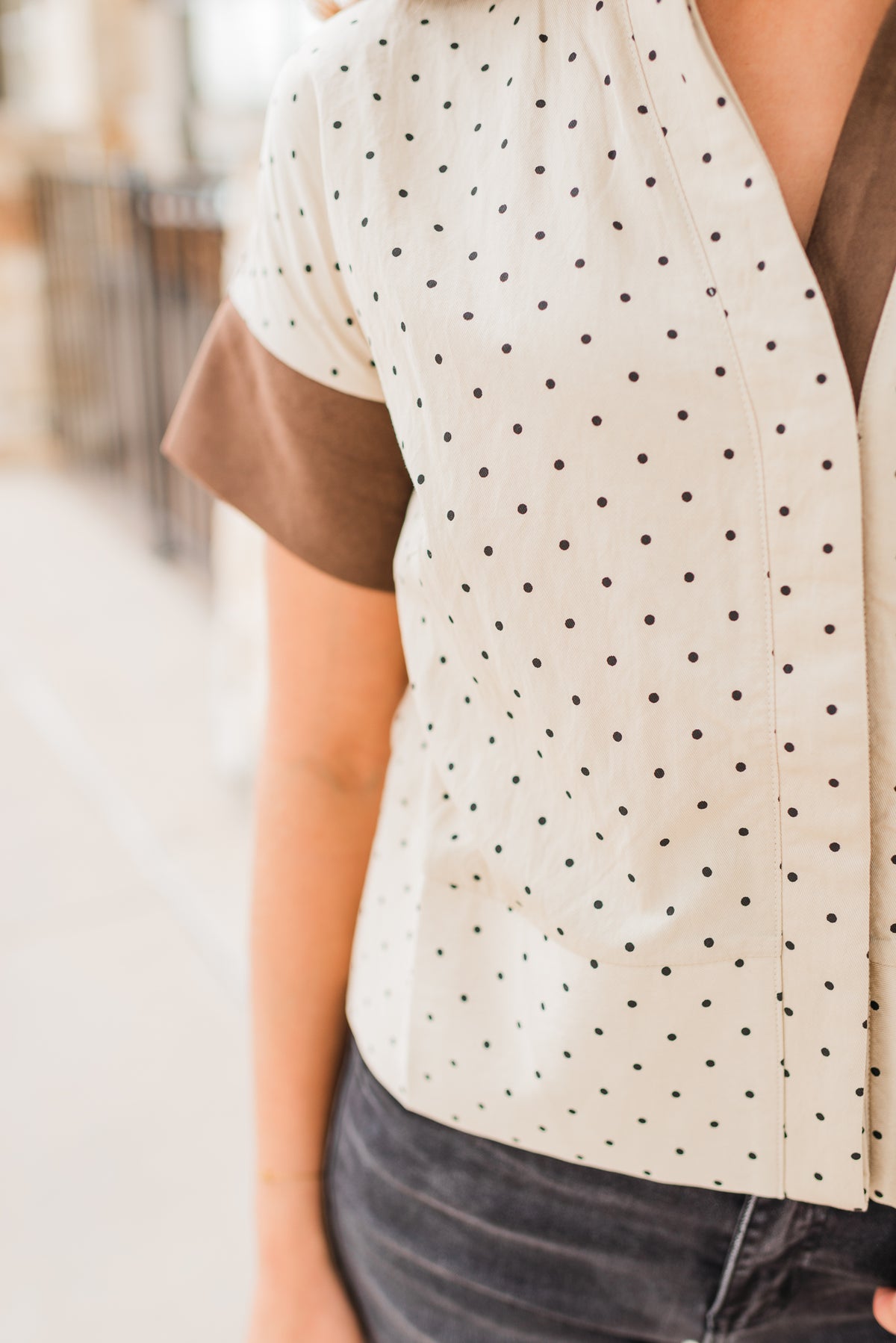 Gabby Top | Polka Dot