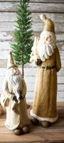 S/2 | Resin Santas