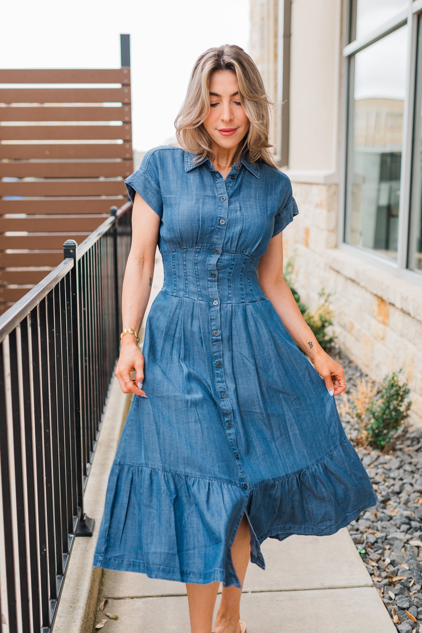 white christmas dresses Dark Denim Long Dress by Velvet Heart Medium white christmas dresses Dark Denim Long Dress by Velvet Heart Medium