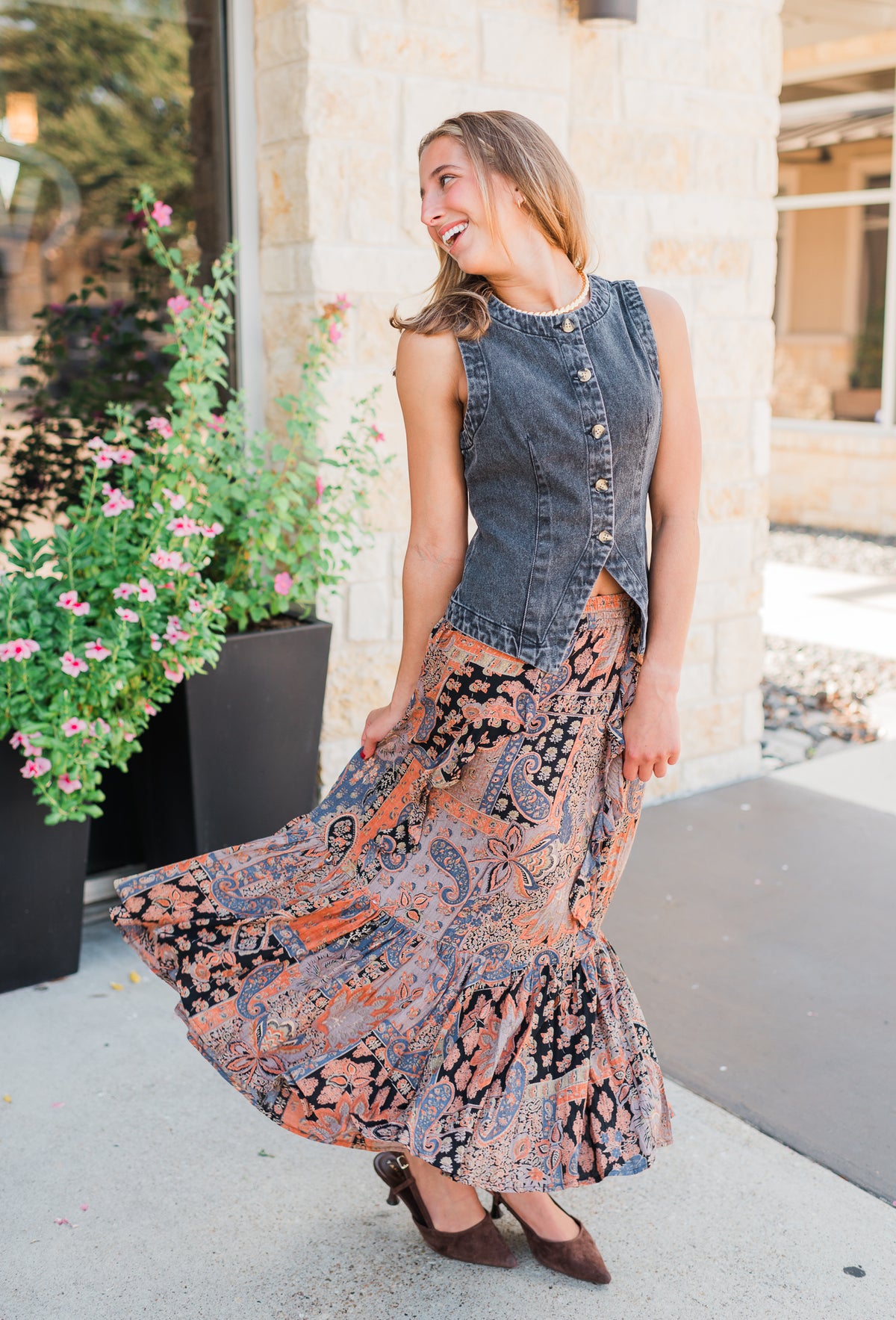Kassidy Skirt | Black Mix