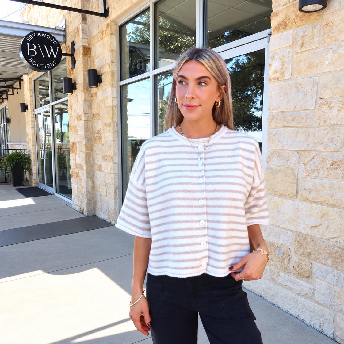 Hattie Knit Top | Natural