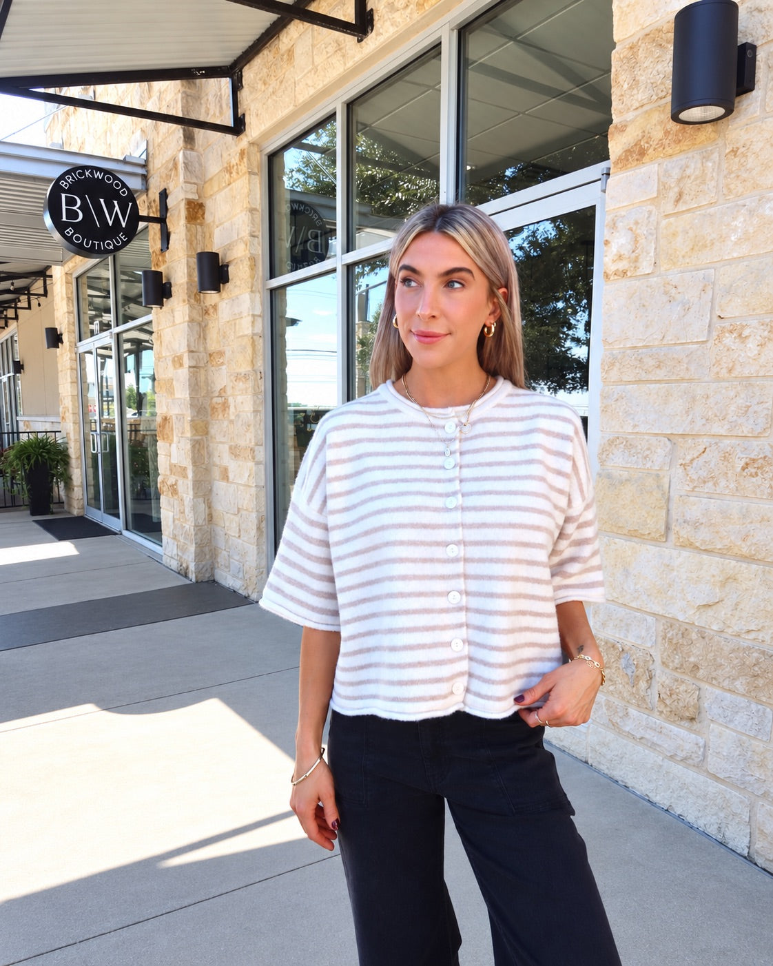 Hattie Knit Top | Natural