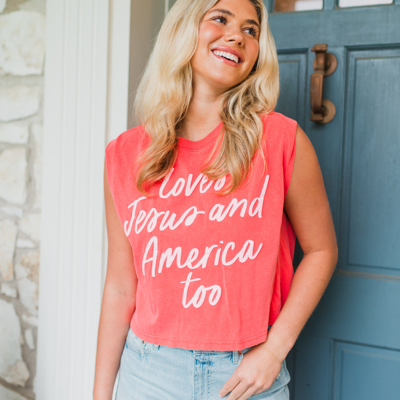 Summer Tank | Loves Jesus and America
