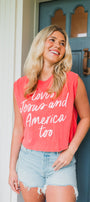 Summer Tank | Loves Jesus and America