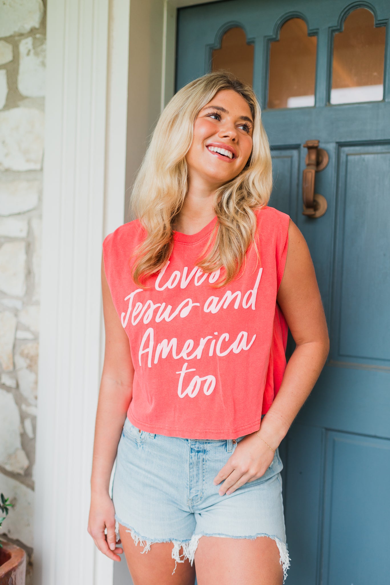 Summer Tank | Loves Jesus and America