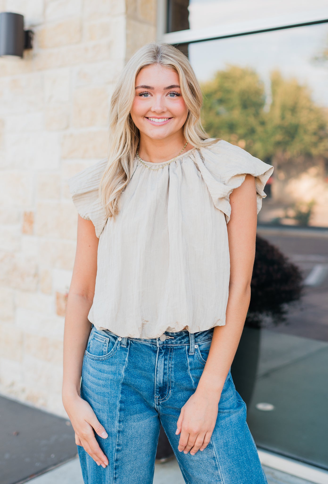 Lucie Top | Taupe