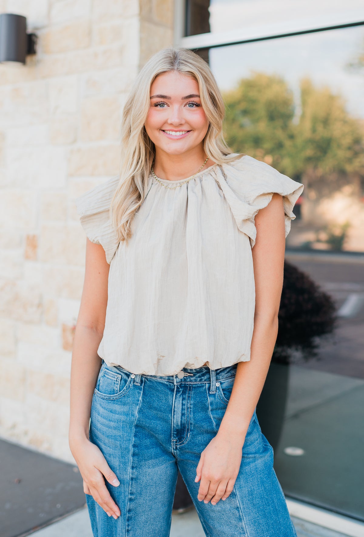 Lucie Top | Taupe