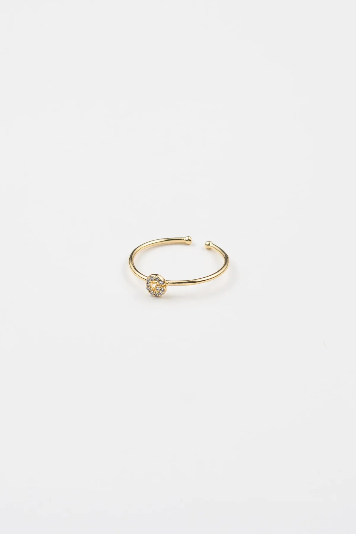 Brenda Grands | 18K Gold Initial Ring