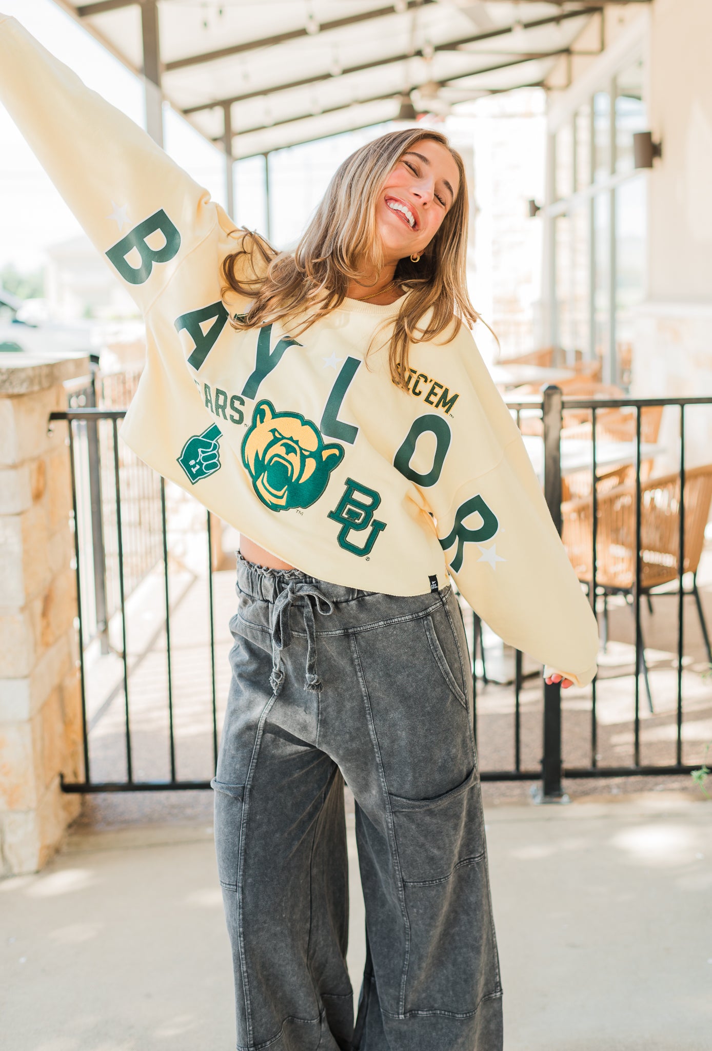 Game Day Patched Crop | Baylor Gold