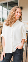 Laine Top | Ecru