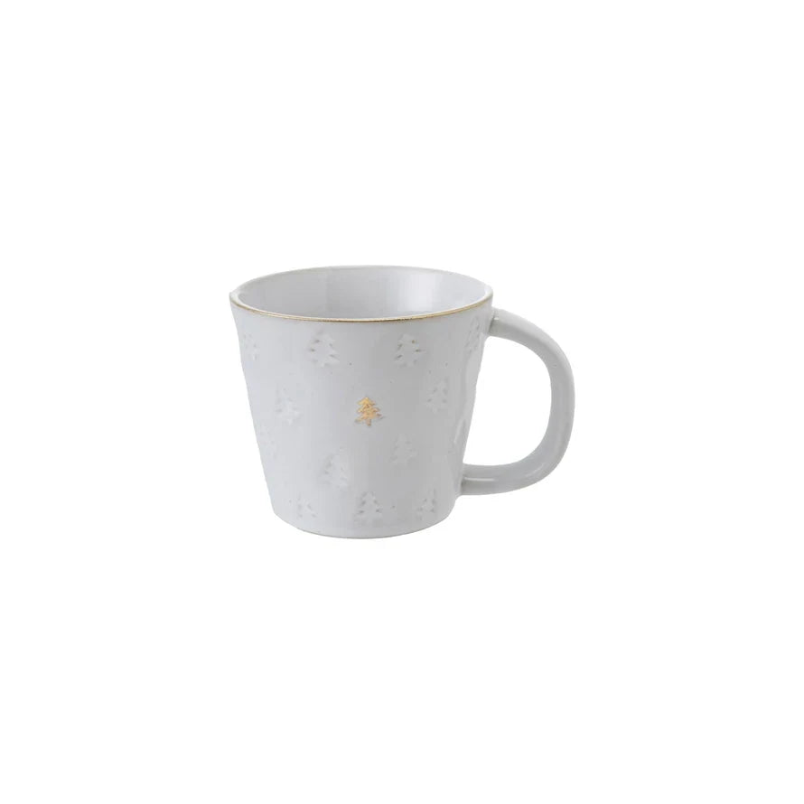 Debossed Stoneware Mug | Tree