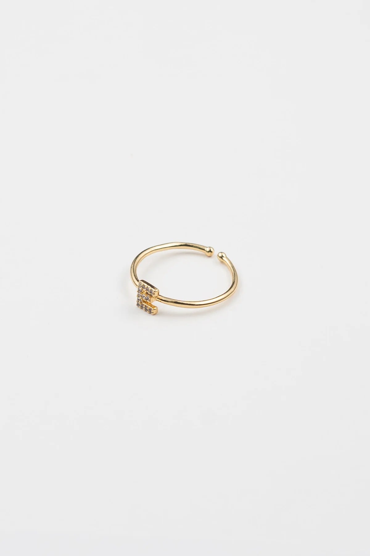 Brenda Grands | 18K Gold Initial Ring