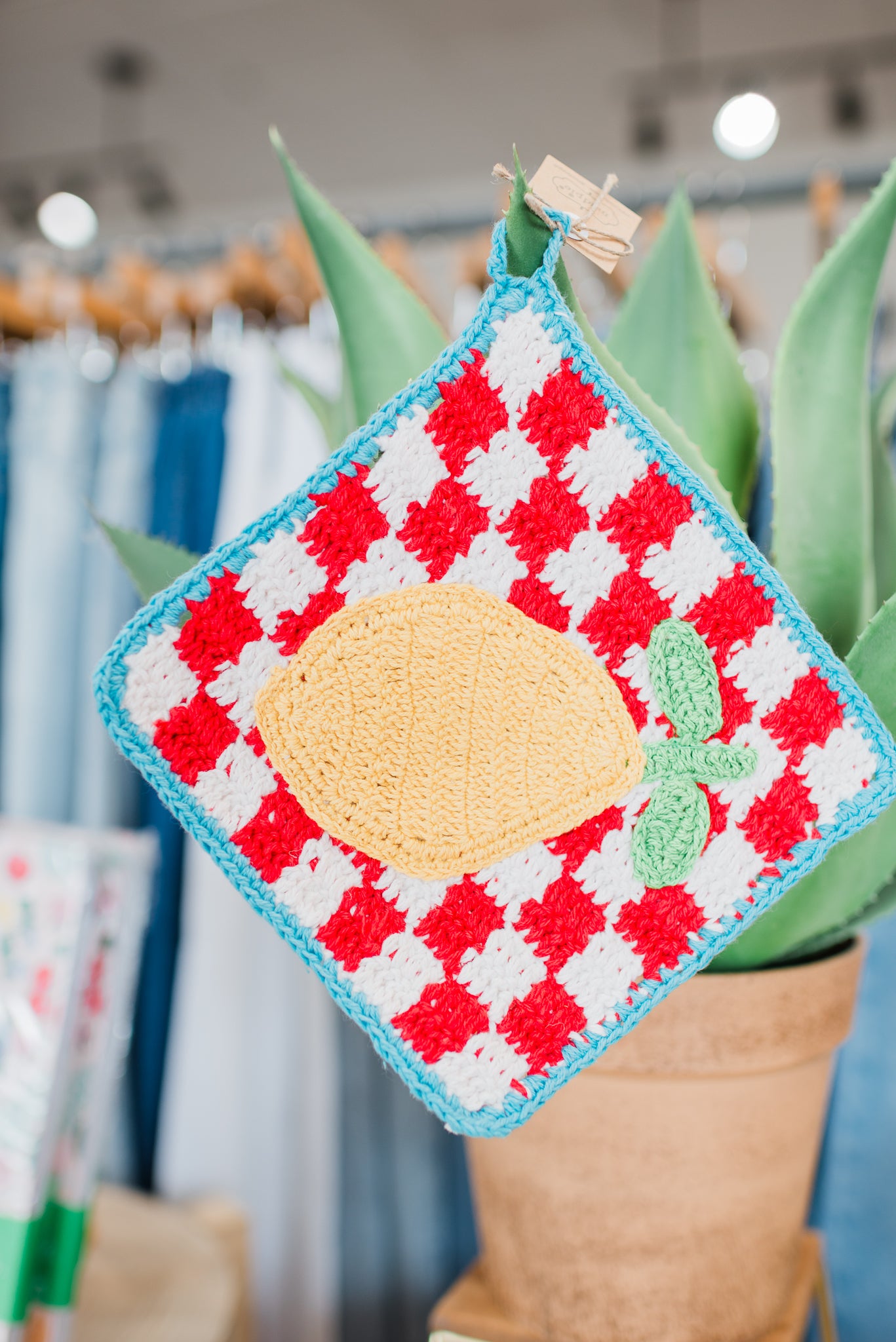Crochet Trivet | Lemon