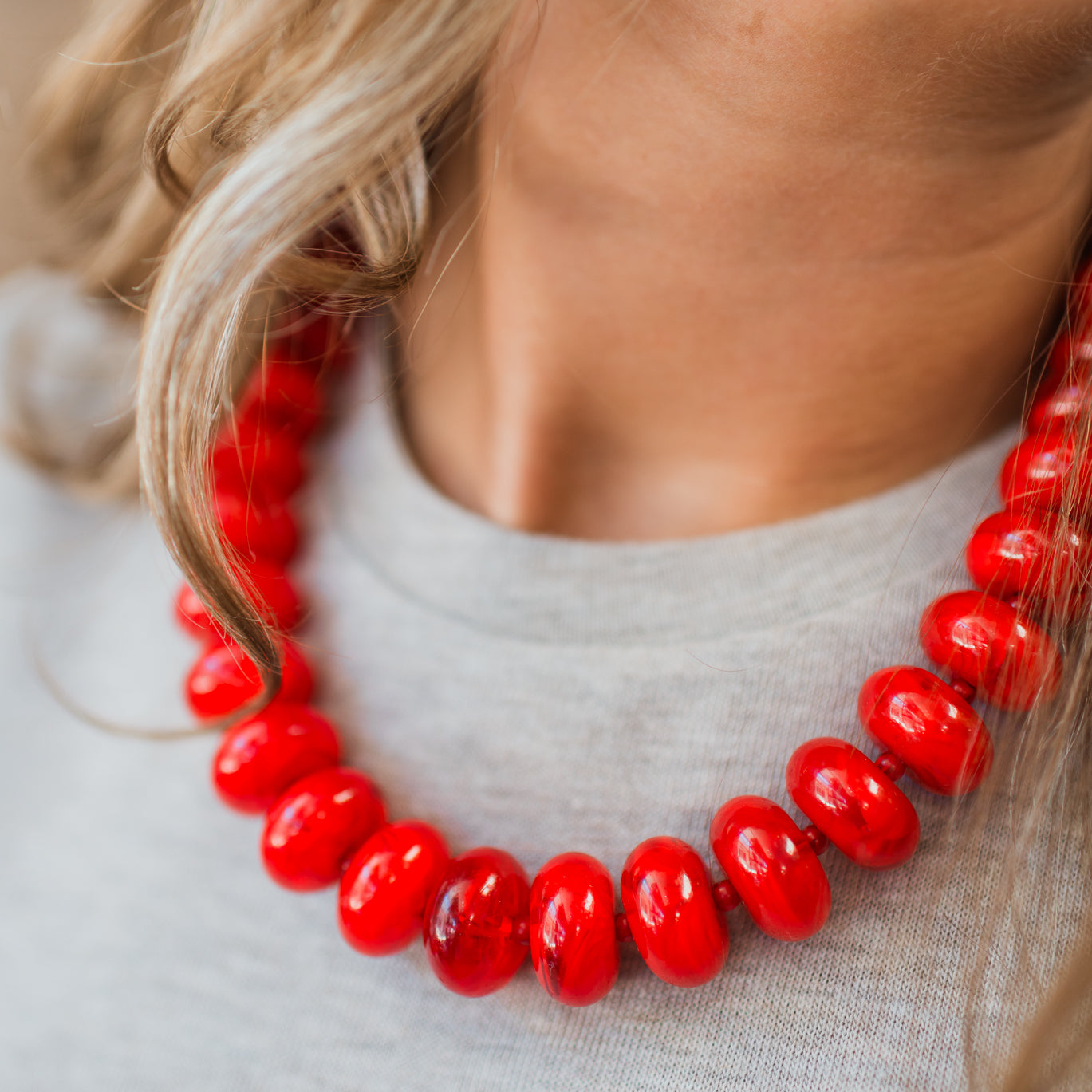 Necklace | Red