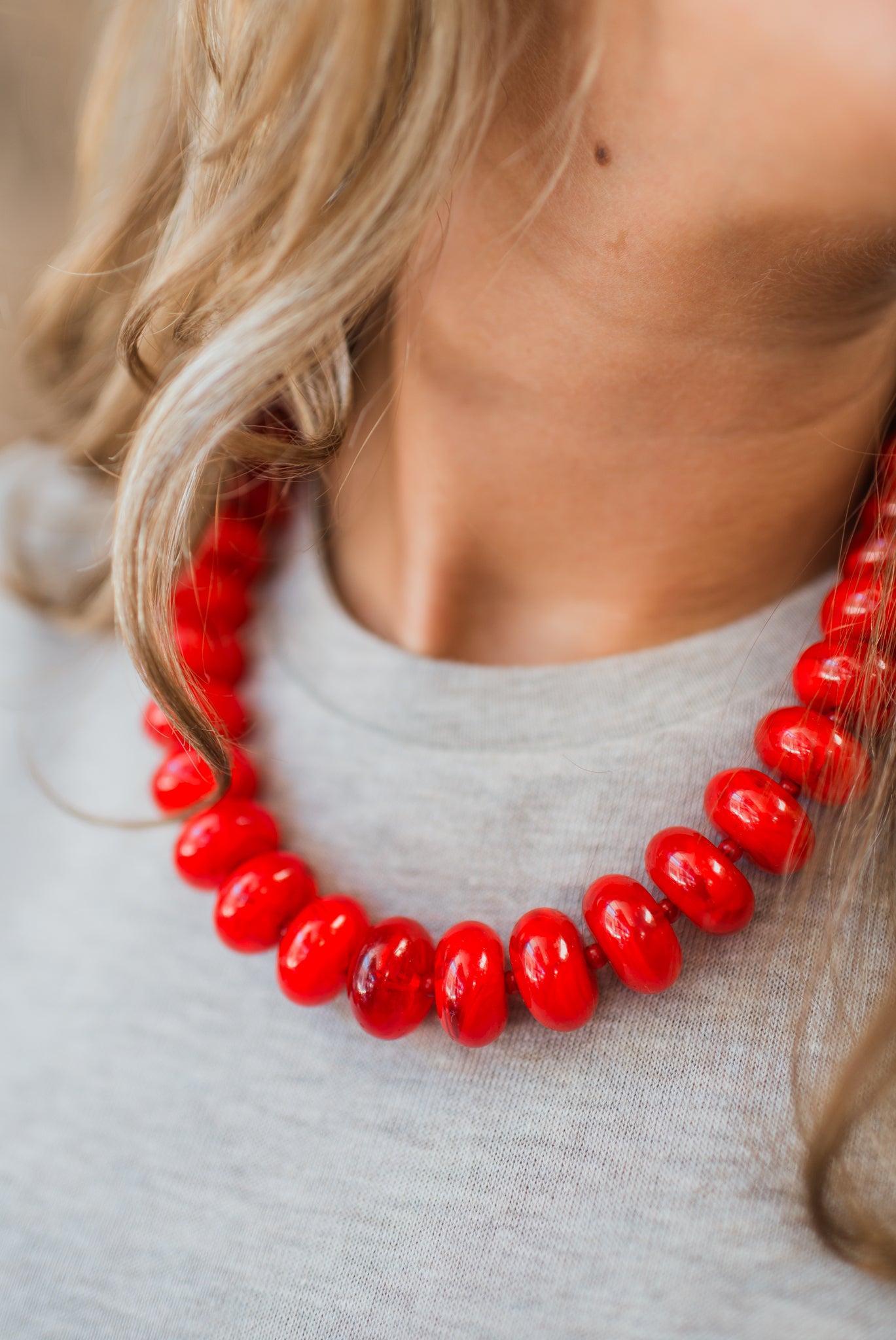 Necklace | Red