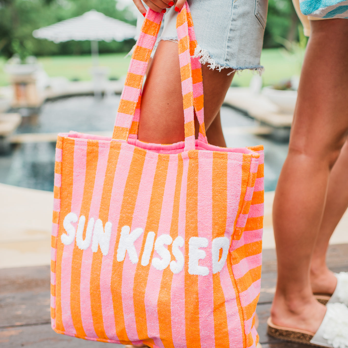 Terry Cloth Tote | Sunkissed