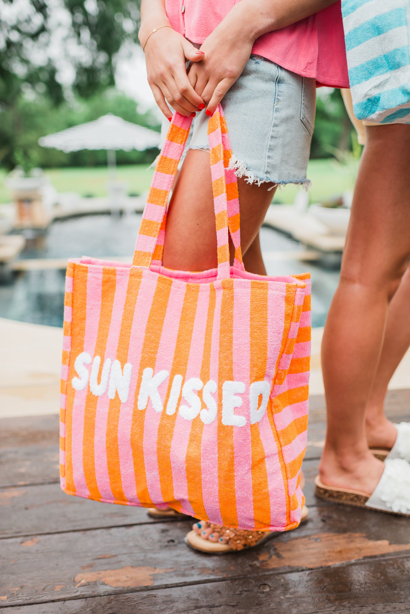 Terry Cloth Tote | Sunkissed